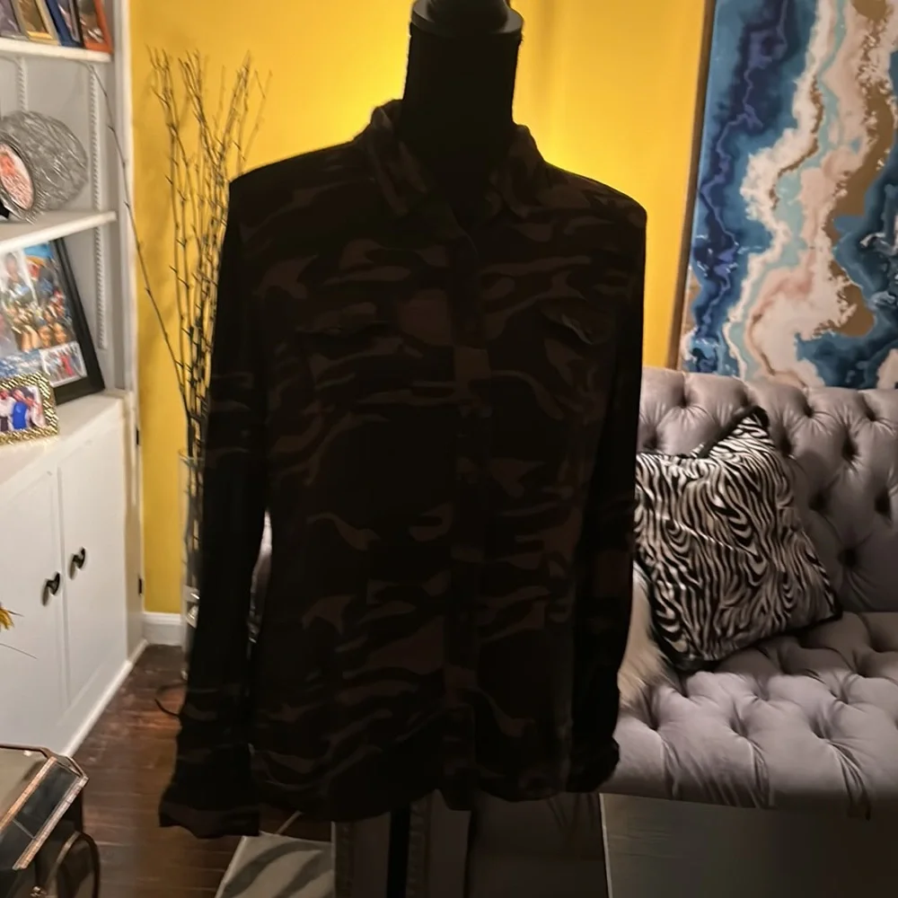 Highway Jeans fatigue button up collared shirt - Picture 4 of 14